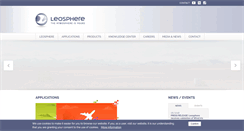Desktop Screenshot of leosphere.com